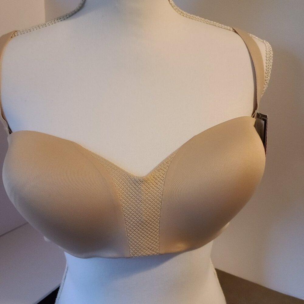 MAIDENFORM SELF EXPRESSIONS WOMEN'S WIRELESS STRAPLESS BALCONETTE NECKLINE- 38C